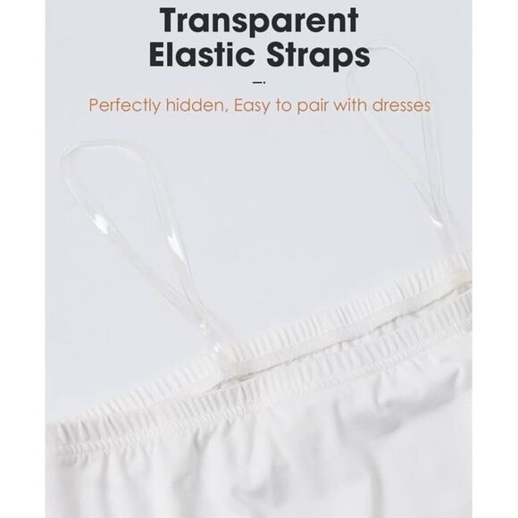 MANCYFIT Women's Full Slips Dress Tube Top Strapless Slips for Under Dresses Inv - Picture 4 of 8